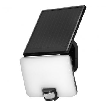   SOLIS LED 10W, solarni reflektor sa PIR senzorom pokreta, 1200lm, IP54, 4000K, 3000 mAh, crna