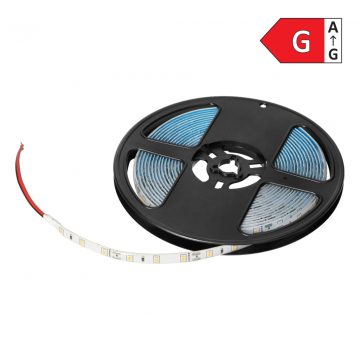 LED traka 12V, 2835, 60L/m, 500lm/m, 4,8W/m, IP63, 3000K, 5m