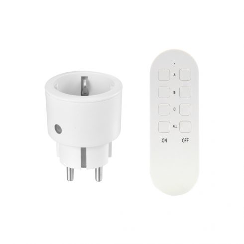 Set bežičnih MINI Schuko utičnica, daljinski upravljač 1+1, 2300W