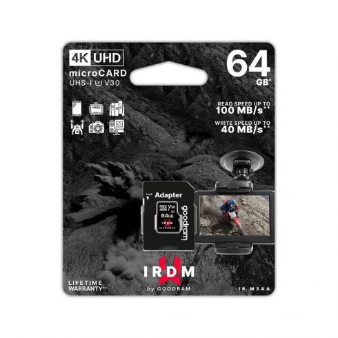 64 GB UHS-I U3 Goodram microSD memorijska kartica s adapterom