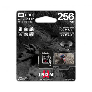   256 GB UHS-I U3 Goodram microSD memorijska kartica s adapterom