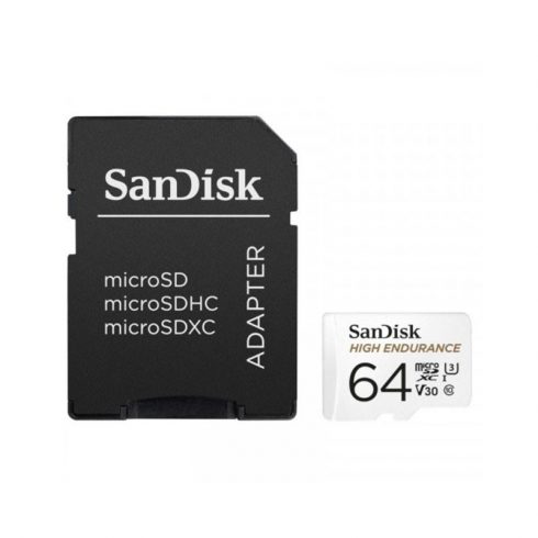 SanDisk High Endurance microSDXC - Memorijska kartica 64 GB Class 10 UHS-I 100/40 MB/s s adapterom