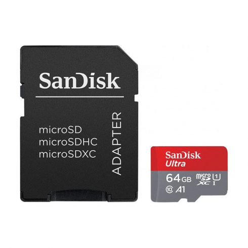 SanDisk Ultra microSDXC - Memorijska kartica 64 GB A1 Class 10 UHS-I 140 MB/s s adapterom