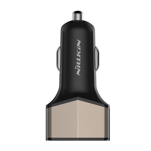 Nillkin Celerity auto punjač - 2x USB-A + 1x USB-C, 32W (zlatni)