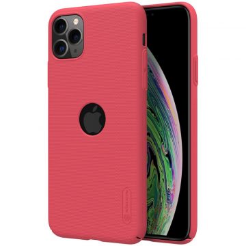   Nillkin Super Frosted Shield - Case za Apple iPhone 11 Pro z wycięciem na logo (jarko crvena)