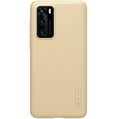 Nillkin Super Frosted Shield - maska ​​za Huawei P40 (zlatna)