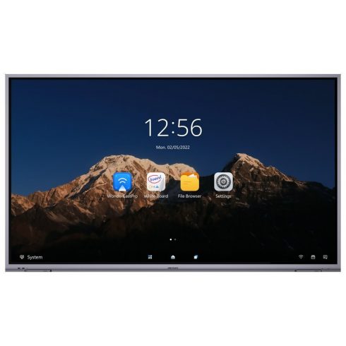 HIKVISION interaktivni dodirni panel 65", 4K UI, 45 točaka dodira, Android 11, 4GB+64GB, ugrađeni Wi-Fi & Bluetooth