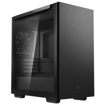   DEEPCOOL kućište Macube 110 / Micro ATX / 120mm ventilator / 2xUSB 3.0 / staklena strana s magnetnim dodatkom / crna