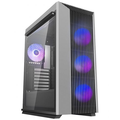 DEEPCOOL kućište CL500 4F - AP/ ATX / 4x120 mm ARGB ventilator / USB 3.0 / kaljeno staklo / crno