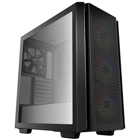 DEEPCOOL kućište CG560 / ATX / 3x120mm ventilator / 140mm ARGB ventilator / 2x USB 3.0 / mrežasta ploča