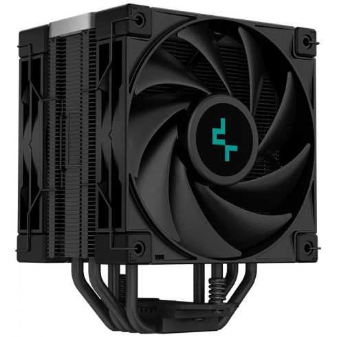 DEEPCOOL hladnjak AK400 Zero Dark Plus / 2x 120mm ventilator / 4x heatpipe / PWM / za Intel i AMD / set crni