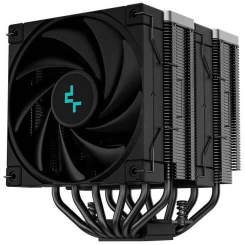 DEEPCOOL hladnjak AK620 Zero Dark / 2x120mm ventilator / 6x heatpipe / za Intel i AMD / set crni