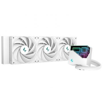   DEEPCOOL vodeni hladnjak LT720 / 3x120 mm ventilator / ARGB / Intel i AMD bijeli