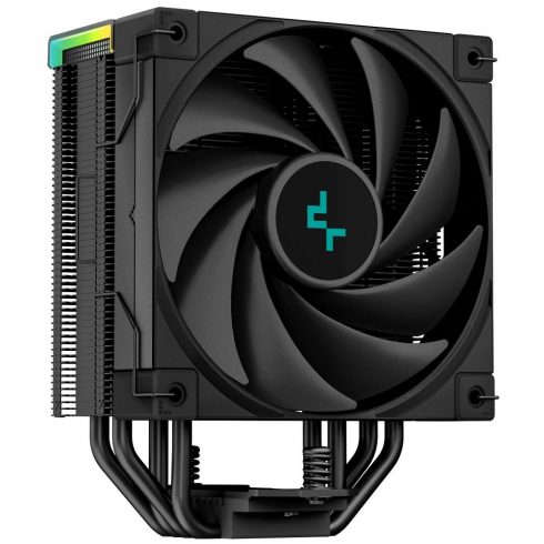 DEEPCOOL hladnjak AK400 Digital / 120mm ventilator / 4x heatpipe / PWM / za Intel i AMD / potpuno crna (digitalni zaslon