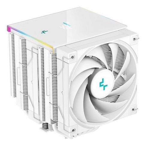 DEEPCOOL hladnjak AK620 Digital / 2x120mm ventilator / 6x heatpipe / za Intel i AMD / bijeli / digitalni zaslon