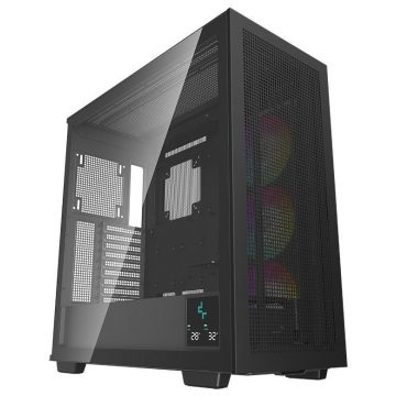   DEEPCOOL kućište MORPHEUS / dvokomorno / modularno / ATX+ / 3x140mm ARGB ventilatora / 4xUSB / USB-C / digital. zaslon / crna