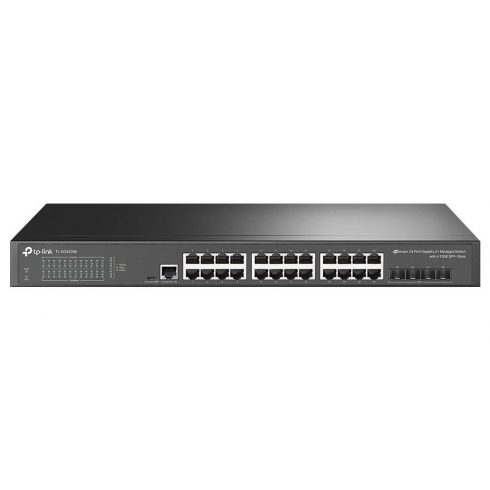 TP-Link TL-SG3428X - JetStream 24-Port Gigabit L2+ Managed Switch/ 4x 10 Gigabit SFP+ Sloty