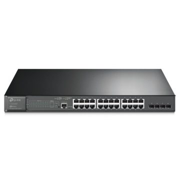   TP-Link TL-SG3428MP - JetStream 24-PoE+ port Gigabit 384W L2+ Managed Switch/ 4x Gigabit SFP Sloty