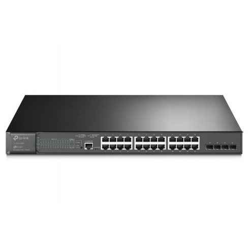 TP-Link TL-SG3428MP - JetStream 24-PoE+ port Gigabit 384W L2+ Managed Switch/ 4x Gigabit SFP Sloty