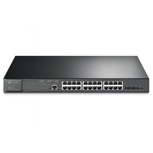 TP-Link TL-SG3428XMP - JetStream 24-Port PoE+ Gigabit L2+ Managed Switch/ 4x 10 Gigabit SFP+ Sloty