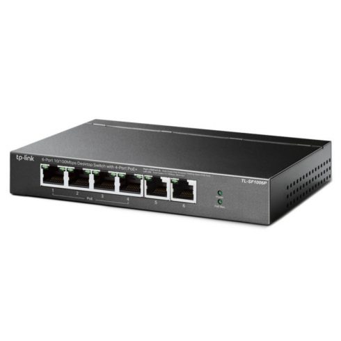 TP-Link TL-SF1006P/ 6-portový PoE switch / 4x PoE+