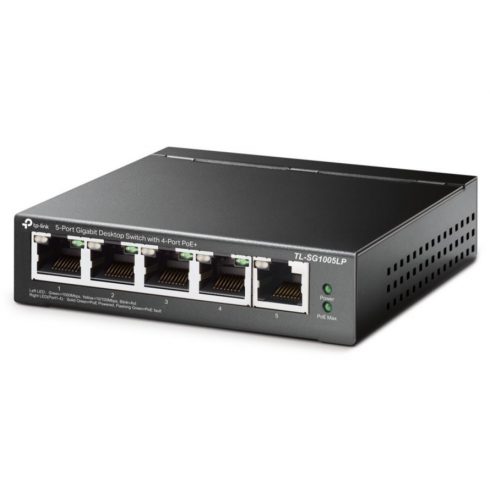 TP-Link TL-SG1005LP/ 5-portový PoE switch / 4x PoE+