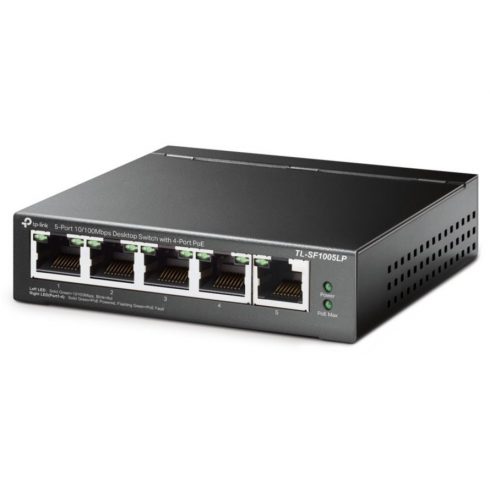 TP-Link TL-SF1005LP / 5-portový PoE switch / 4x PoE