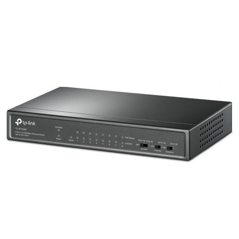 TP-Link TL-SF1009P/ 9 portový PoE switch / 8x PoE+