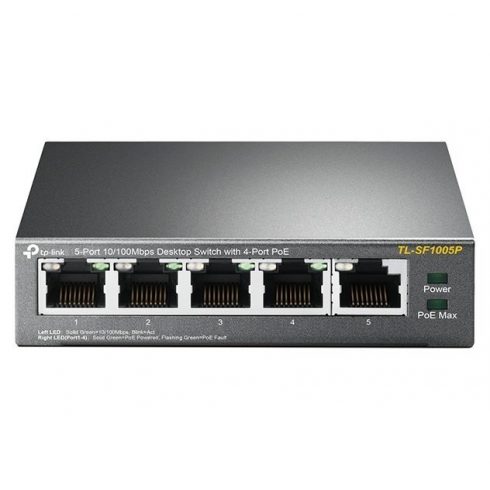 TP-Link TL-SF1005P - Desktop switch sa 5 portova 10/100 Mb/s, 4 porta imaju PoE