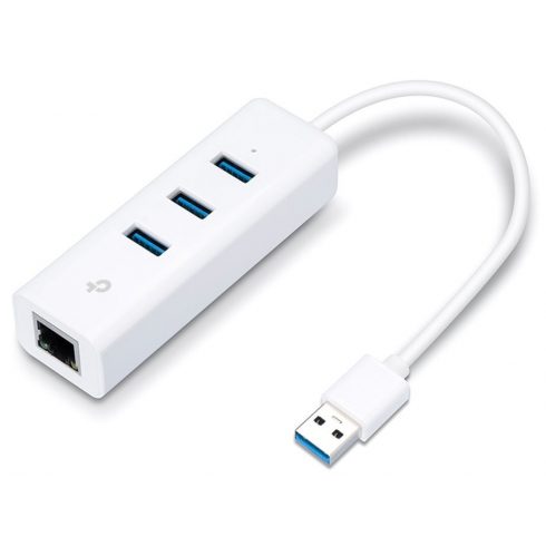 TP-Link UE330 - USB 3.0 čvorište s 3 priključka i gigabitni Ethernet adapter 2 u 1 USB adapter