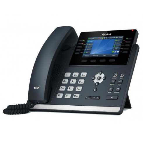 Yealink SIP-T46U IP telefon, CZ/SK zaslon, 2x GbE port, PoE, Opus HD kodek, 27 programabilnih tipki