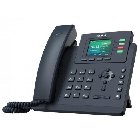 Yealink SIP-T33G IP telefon, 4x SIP, CZ/SK zaslon, 2x GbE port, PoE, Optima HD Voice, 12 programabilnih tipki