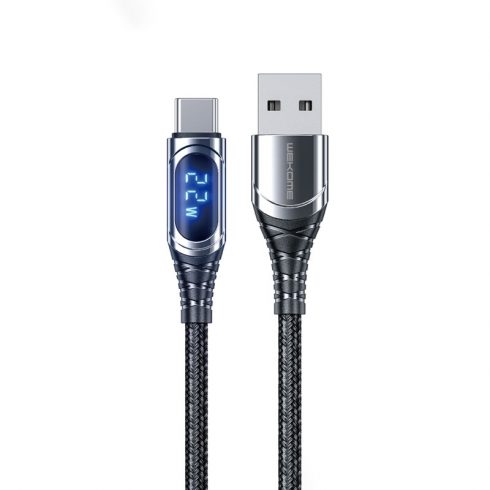 WEKOME WDC-166 Sakin serija - USB-A na USB-C 6A spojni kabel za brzo punjenje 1 m (Tarnish)