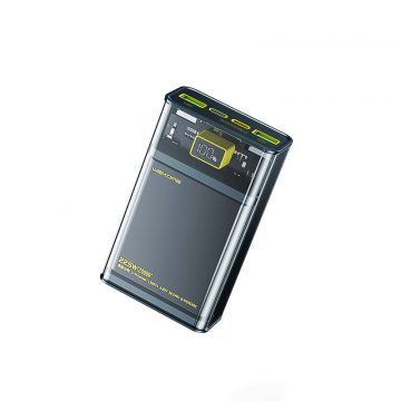   WEKOME WP-321 Vanguard serija - Power bank 20000 mAh Super Charging PD 20W + QC 22,5W (crna / prozirna)