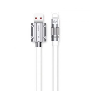   WEKOME WDC-186 Wingle serija - USB-A na Lightning Fast Charging 1m priključni kabel (bijeli)