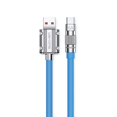 WEKOME WDC-186 Wingle serija - USB-A na USB-C priključni kabel za brzo punjenje 1 m (plavi)