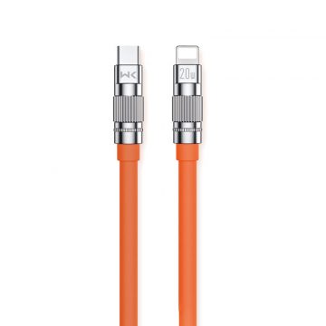   WEKOME WDC-187 Wingle serija - USB-C na Lightning Fast Charging PD 20W priključni kabel 1,2 m (narančasti)