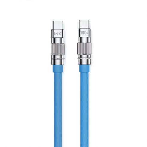 WEKOME WDC-188 Wingle serija - USB-C na USB-C 100W brzo punjenje 1 m priključni kabel (plavi)