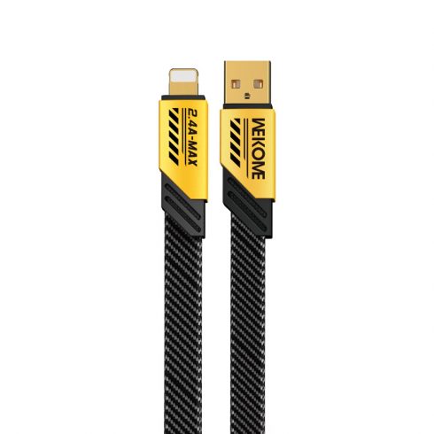 WEKOME WDC-190 Mecha serija - priključni kabel za brzo punjenje USB-A na Lightning Fast 1 m (žuti)