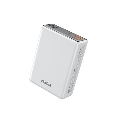 WEKOME WP-27 Tint Series - Power bank 10000 mAh Super brzo punjenje USB-C PD 20W + 2x USB-A QC3.0 22.5W (bijeli)