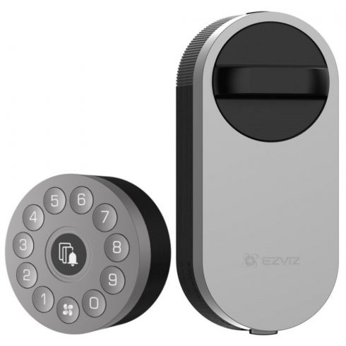 EZVIZ pametna brava DL01S + tipkovnica DL01CP/ Bluetooth 3.0/ crno-siva