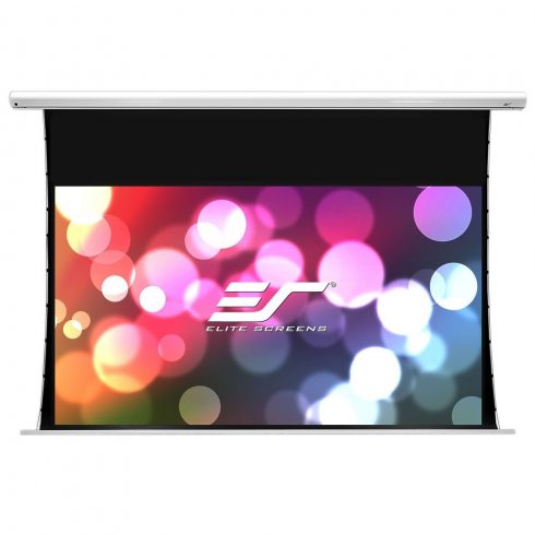 ELITE SCREENS zaslon električni motor 135" (343 cm)/ 16:9/ 168,1 x 299 cm/ aluminijsko kućište bijelo/ 24" kap/ Fiber Glass