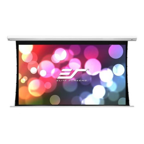 ELITE SCREENS zaslon električni motor 84" (213,4 cm)/ 16:9/104,6 x 185,9 cm/aluminijsko kućište bijelo/12" kap/staklena vlakna