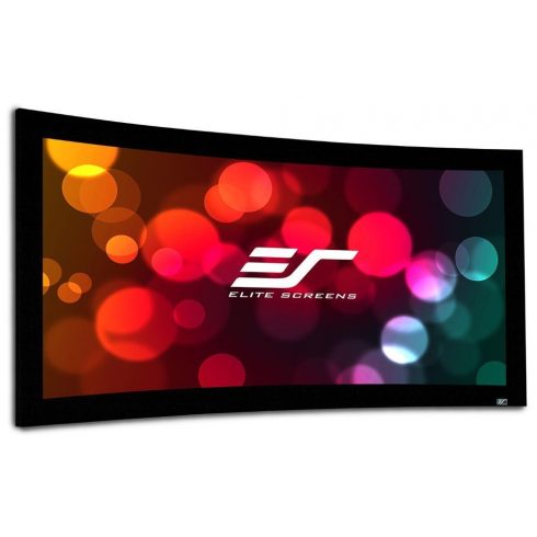 ELITE SCREENS zaslon u fiksnom okviru zakrivljenom 150" (381 cm)/ 16:9/ 186,9 x 332 cm/ pojačanje 1,1/ CineWhite/ okvir 6 cm