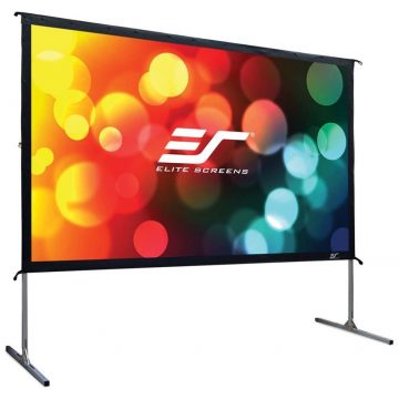   ELITE SCREENS zaslon mobilni vanjski stativ 100" (254 cm)/ 16:9/ 124,5 x 221,5 cm/ aluminij/ prednja i stražnja projekcija