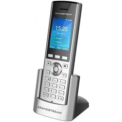 Grandstream WP820 telefon, 2.4" TFT LCD zaslon u boji, 2x SIP, dvopojasni WiFi, BT, Micro USB, 3.5mm jack