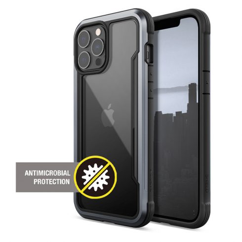 X-Doria Raptic Shield Pro - maska ​​za iPhone 13 Pro Max (antibakterijska) (crna)