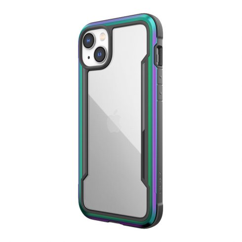 X-Doria Raptic Shield - aluminijsko kućište za iPhone 14 Plus (testirano na pad od 3 m) (Iridescent)