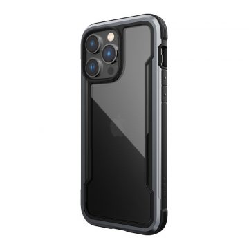   X-Doria Raptic Shield - aluminijsko kućište za iPhone 14 Pro Max (testirano na pad 3m) (crno)