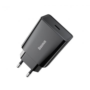   Baseus Speed ​​​​​​​​Mini brzi punjač, ​​USB-C, PD, 3A, 20 W, crni